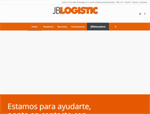 Tablet Screenshot of jb-logistic.com